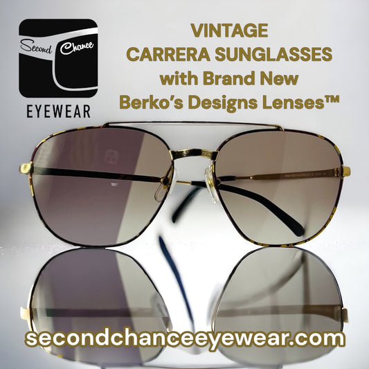 Vintage CARRERA Sunglasses Model: 5372/Color: 44-Old/New Stock-with Brand New Berko’s Designs Lenses™️