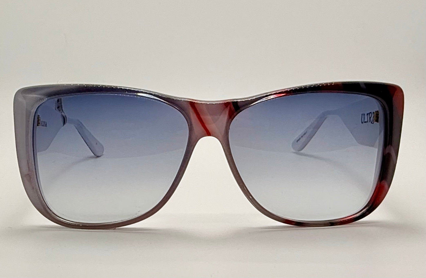 ULTRA CATALINA 4 Striped Sunglasses-Vintage 1980’s-with BRAND NEW “Berkos Designs” Lenses