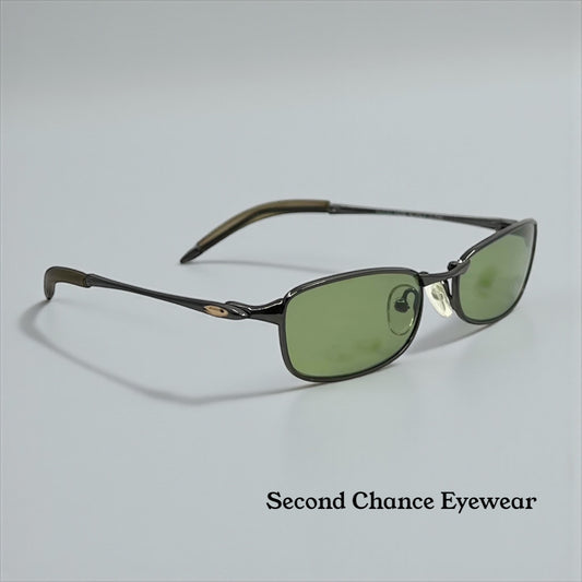 Oakley Straightline 2.0 11-729 Y2k Sunglasses-New Green Tinted Custom Lenses