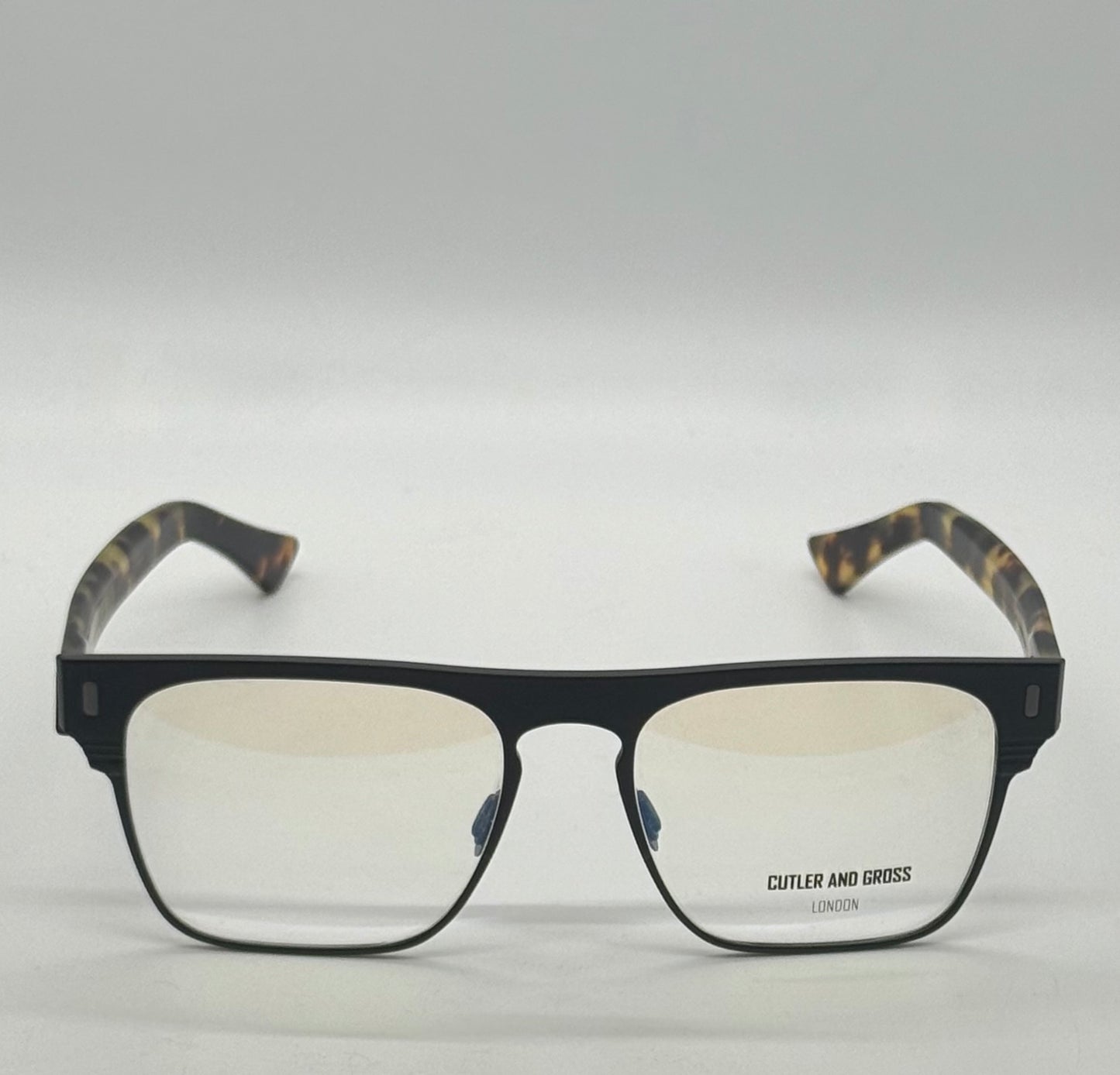 Cutler and Gross CGOP1366-03-Matte Black/Tortoise-56mm-Handmade in Italy-Full Kit
