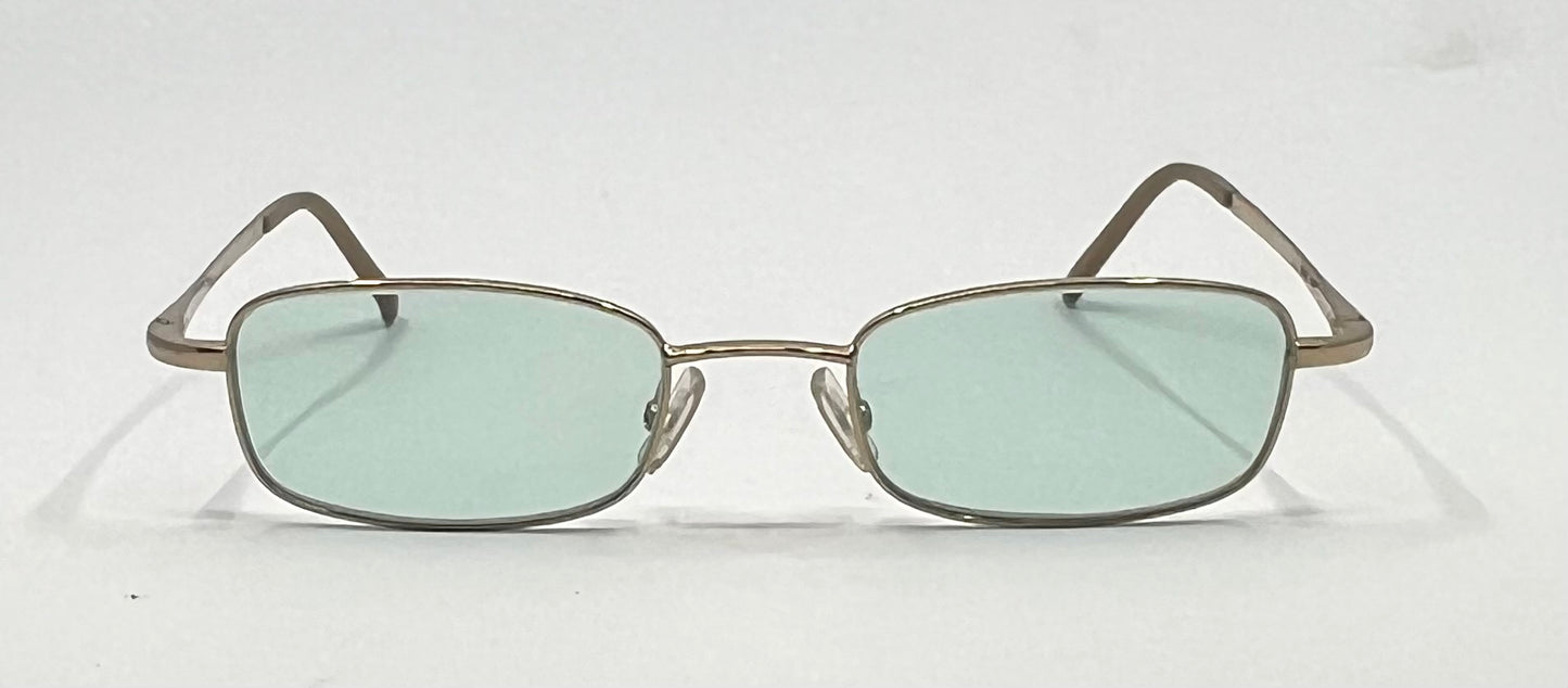 Chloé CL1110 C04 Gold Y2K Sunglasses w/ New Second Chance Customs Day/Night Lenses