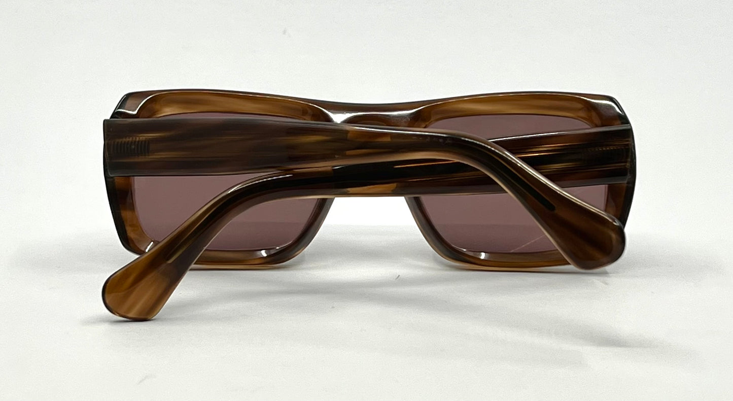 Rodenstock Exclusiv 317 Havana Vintage Sunglasses-New Rose/Brown Tinted Custom Lenses