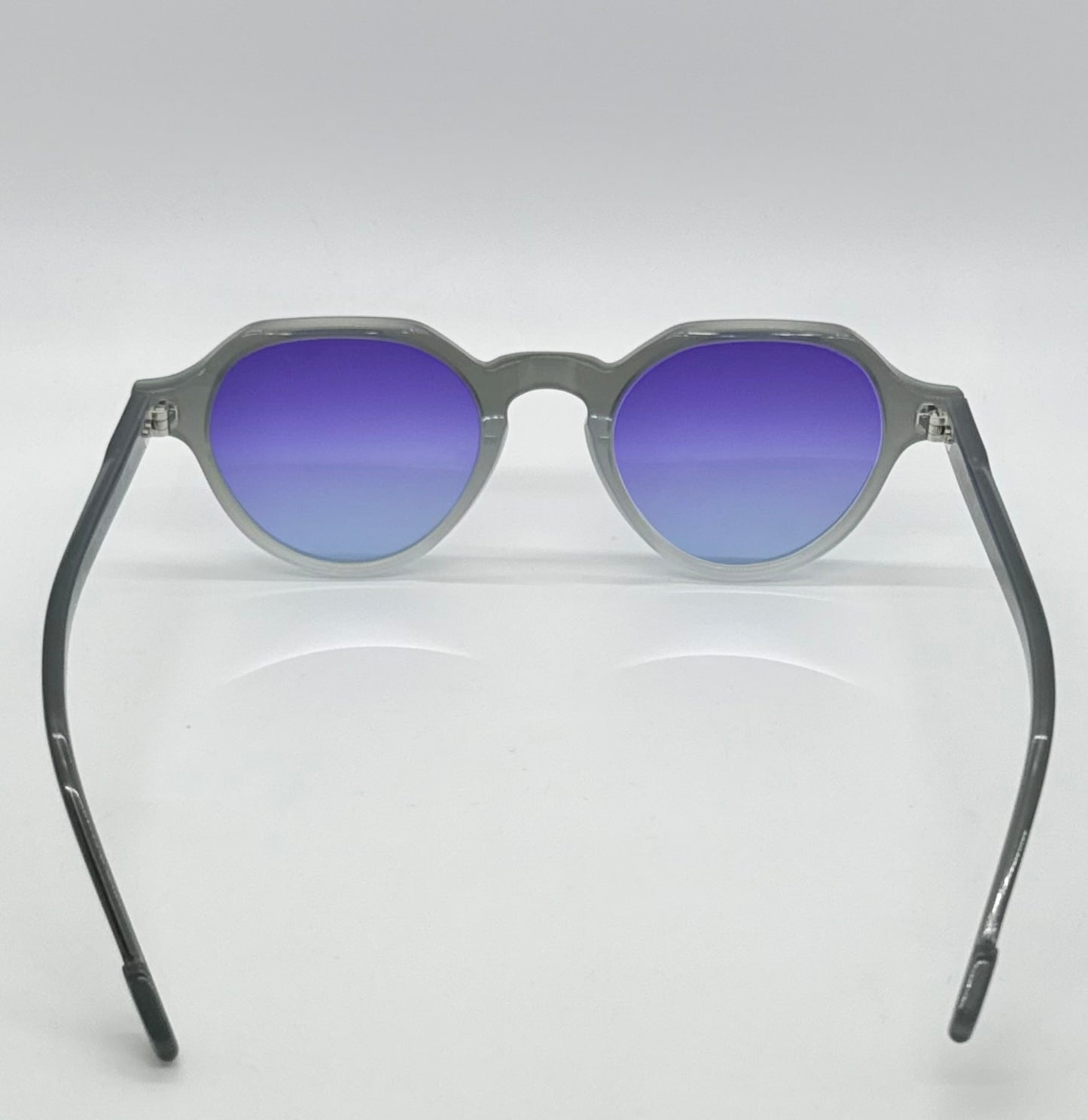 ODETTE LUNETTES STUART 4029 w/New Gradient Violet Customs Lenses-France-New / Unworn