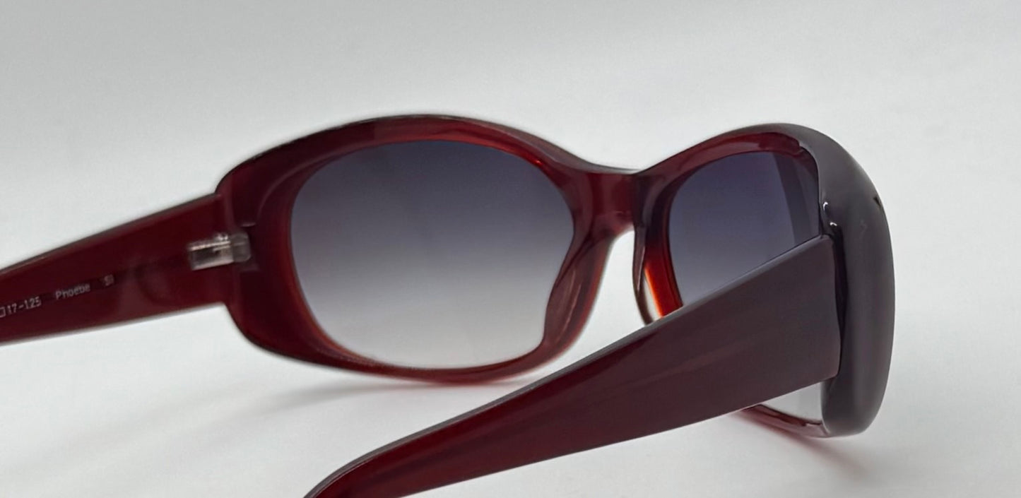 OLIVER PEOPLES PHOEBE SI VINTAGE SUNGLASSES – W/BRAND NEW, CUSTOM GRADIENT LENSES-RARE