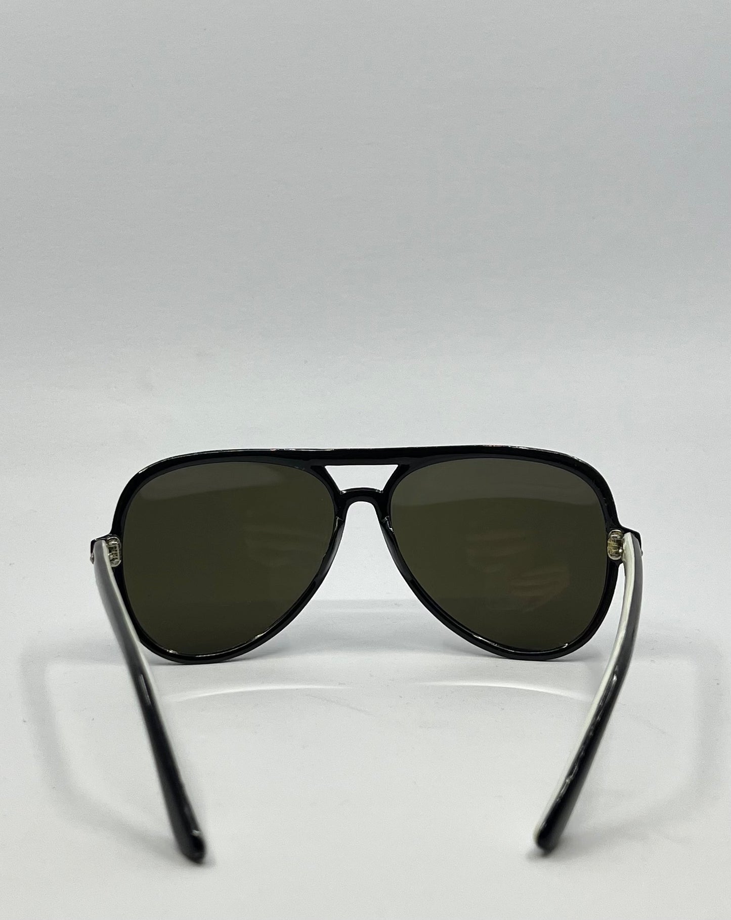 Vintage Japanese Aviator Sunglasses – AMB. JAPAN – Deadstock – Blue Mirror Tint