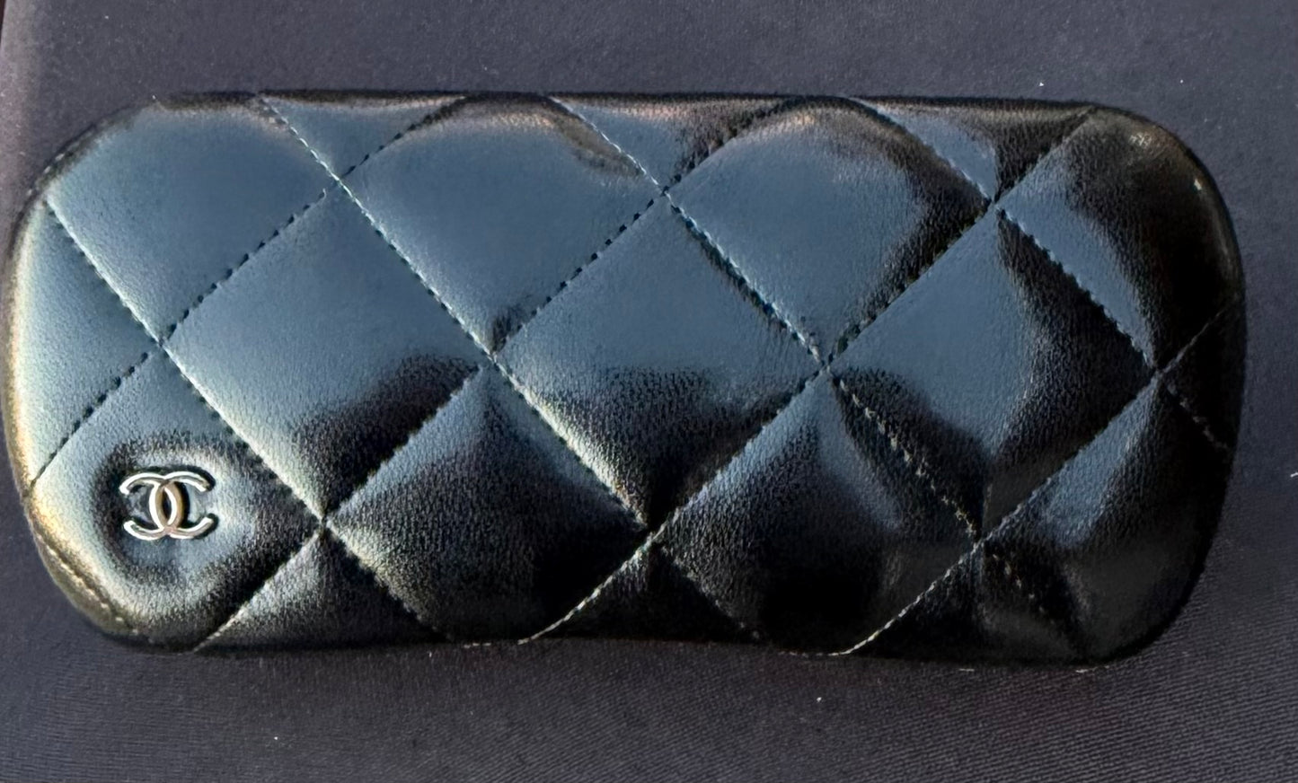 CHANEL 4206 Round Sunglasses 55-18 Italy Blue Gradient Unworn