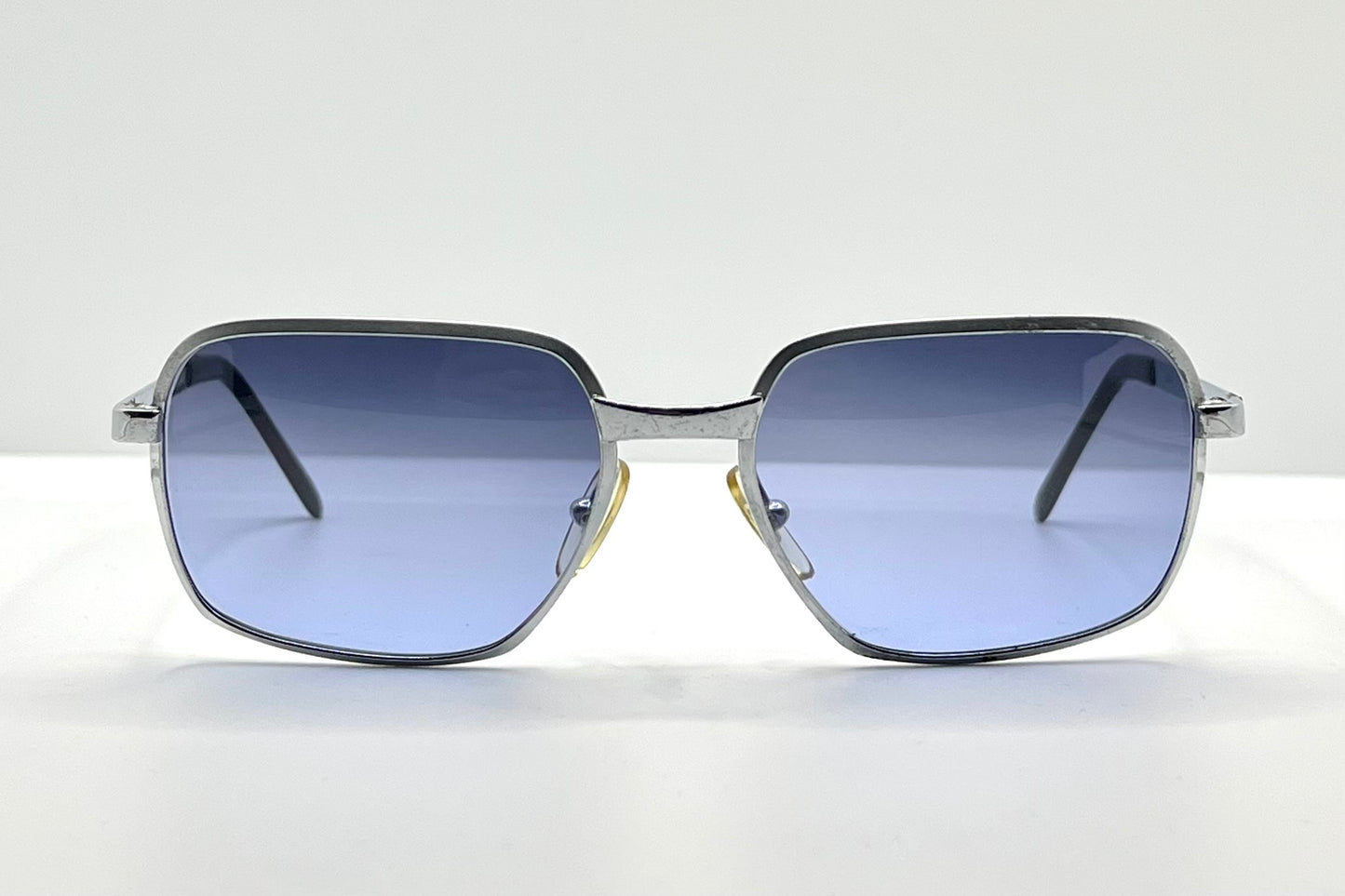 FAIRFIELD F088 Vintage Sunglasses w/New, Custom Gradient Twilight Blue Lenses-Deadstock-France
