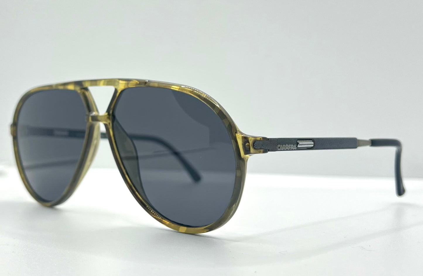 CARRERA CA 5335 20B – AVIATOR VINTAGE SUNGLASSES-CUSTOM BERKO’S DESIGNS LENSES