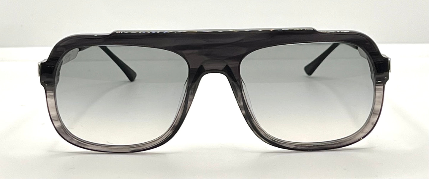 Thierry Lasry Bowery 1001 Black Grey Gradient Sunglasses 55-20-140 – Full Kit