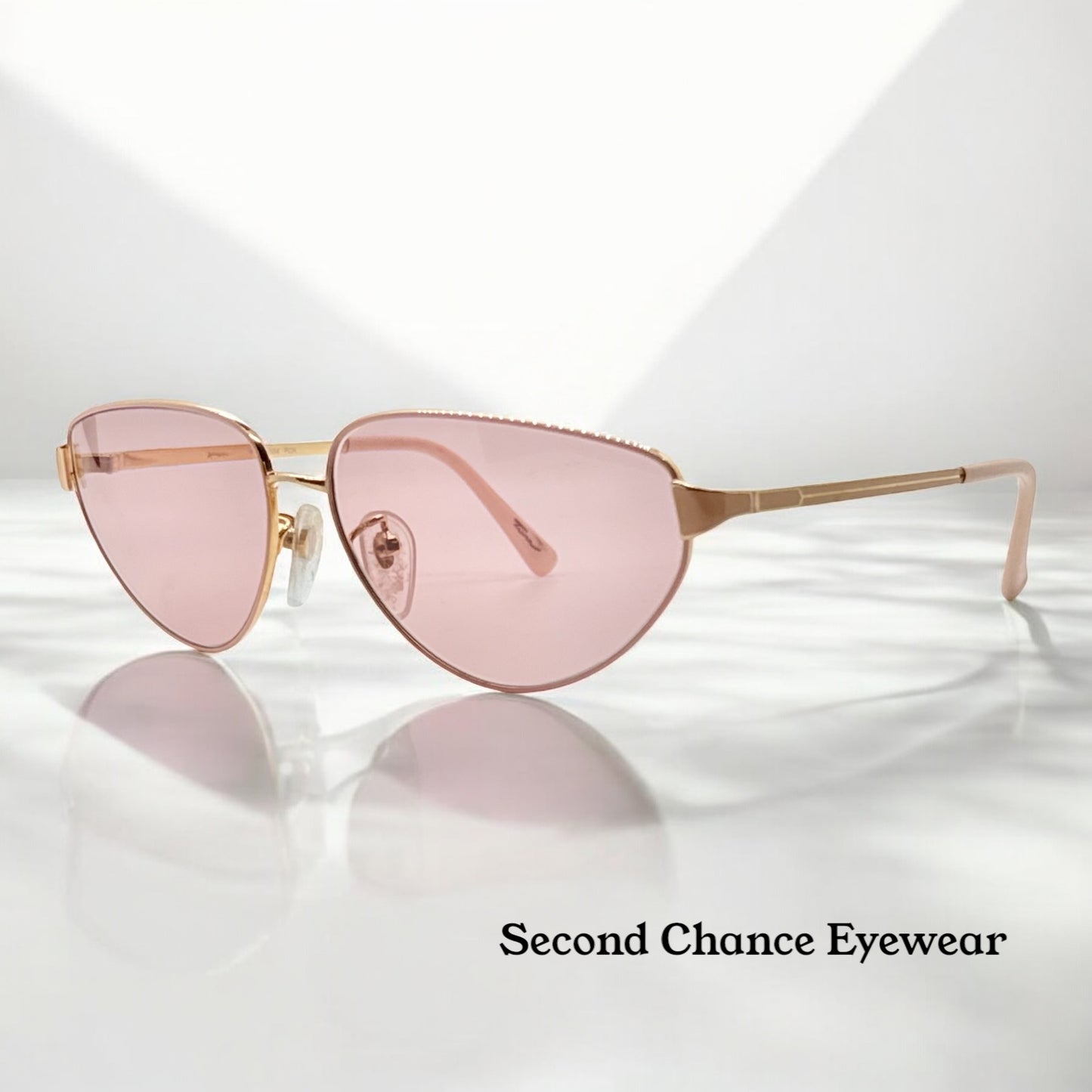 Tura MOD-204 PCH Vintage Sunglasses w/New Solid Pink Custom Lenses-Japan
