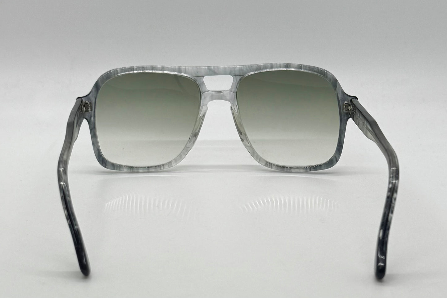 SRO 140 Handmade USA Vintage Sunglasses w/ New, Custom Gradient Aquamarine Lenses