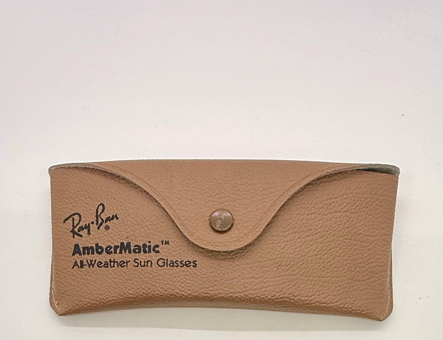 B&L Ray-Ban Shooter Arista Gold 62-8 Ambermatic USA Vintage Sunglasses Case