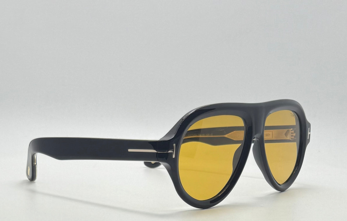 Tom Ford TF1225 01E Icon Collection Sunglasses-Zeiss Yellow Lenses-Brand New Full Kit