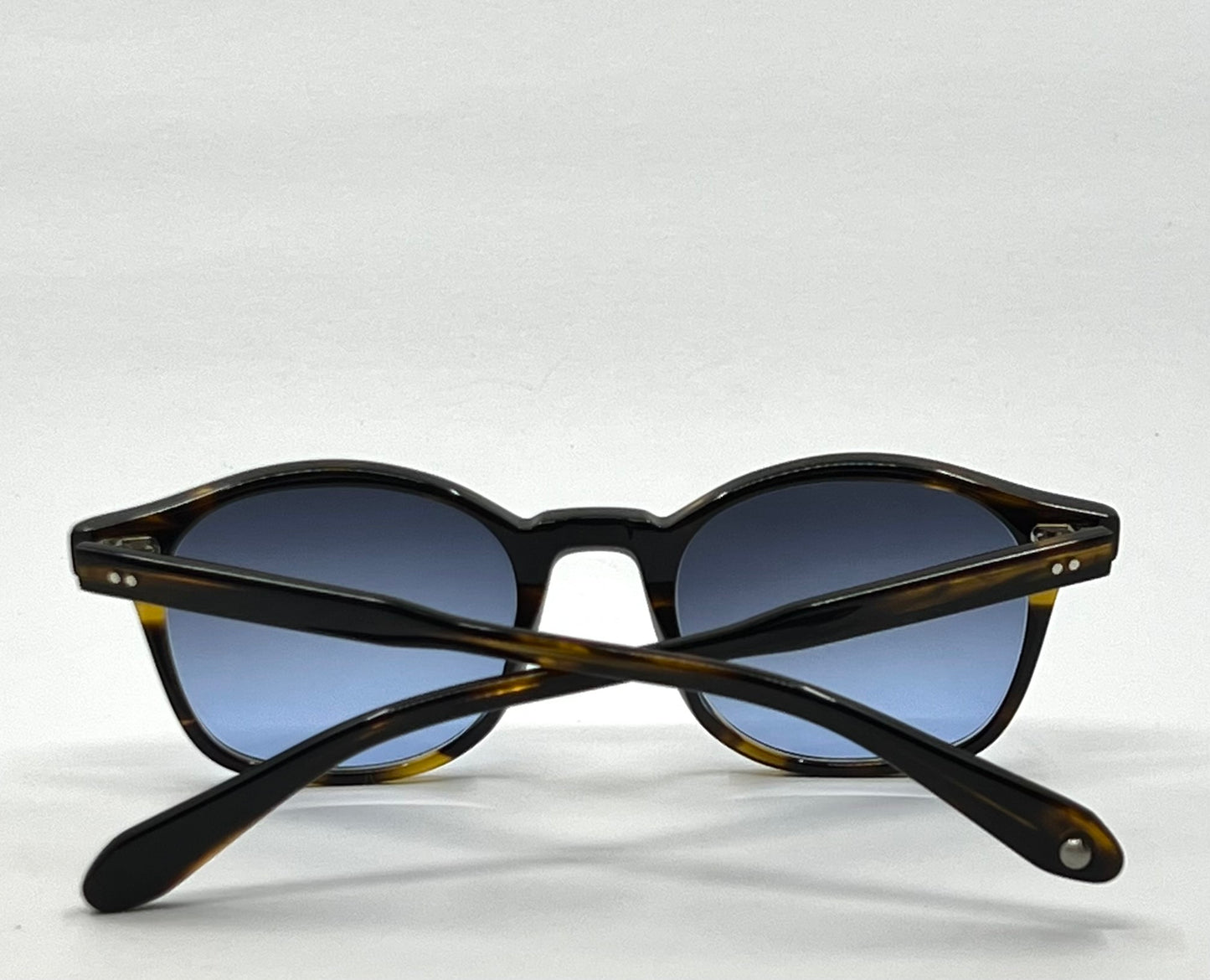 Garrett Leight California Riley COFT Sunglasses w/New Gradient Tinted Custom Lenses-Full Kit