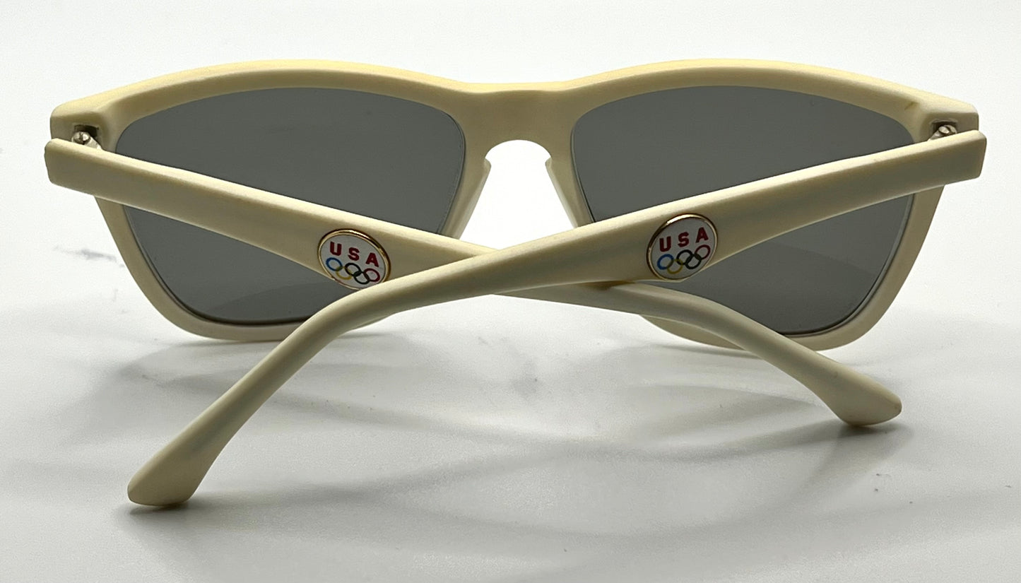 USA Olympic Vintage Sunglasses-Ivory Frame-36USC380 – Deadstock-Rare LA Era Collectible