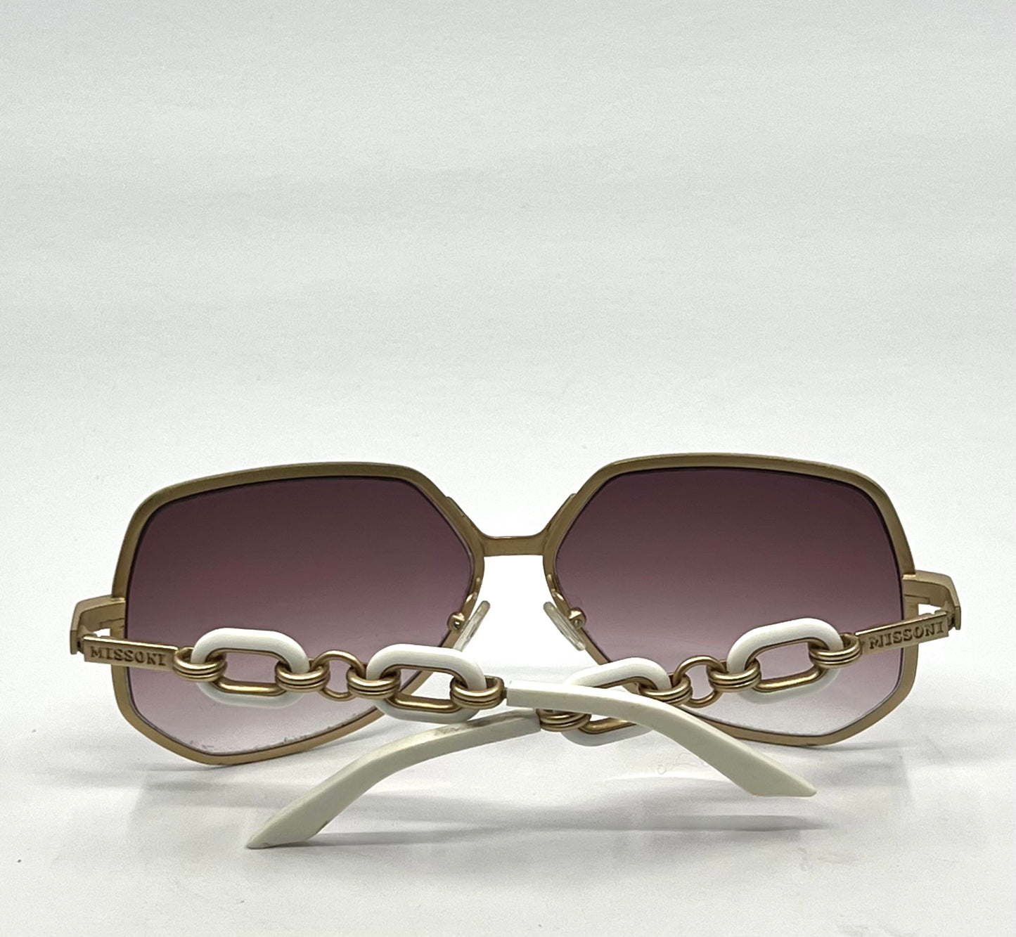 Missoni MI66601 Special Edition White/Gold Sunglasses – Deadstock Unworn