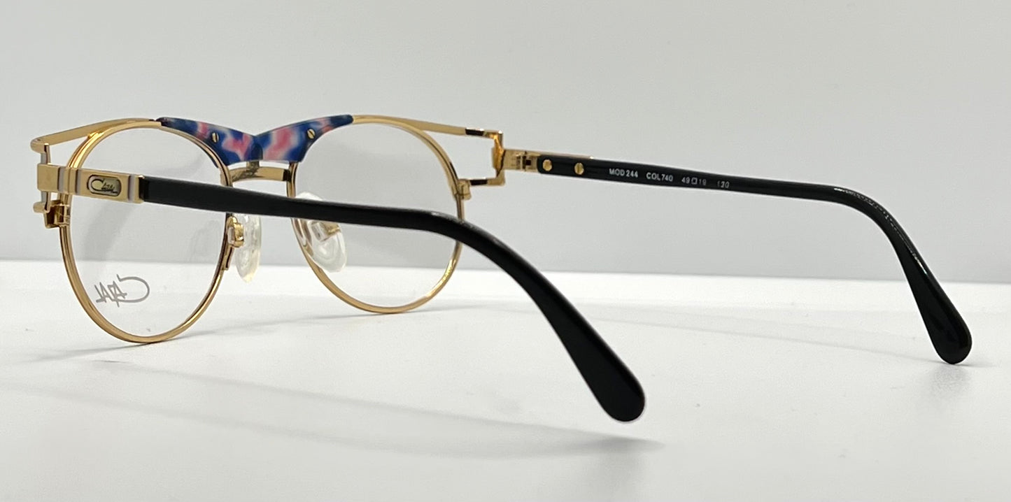 CAZAL MOD 244 COL 740-VINTAGE Eyeglasses– Deadstock/Unworn–49mm-Made in Germany