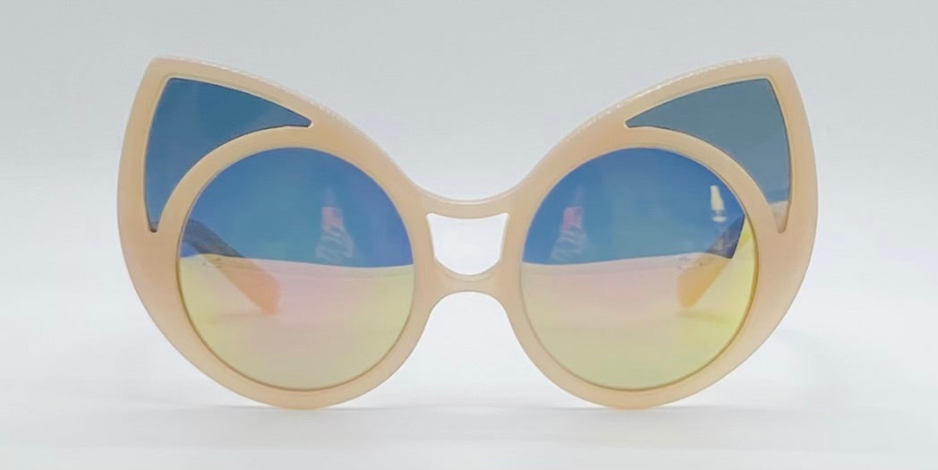Linda Farrow Gallery x Khaleda Rajab & Fahad Almarzquq KR/1/10 Cat-Eye Sunglasses – CAT 3 Lenses, Made in Japan