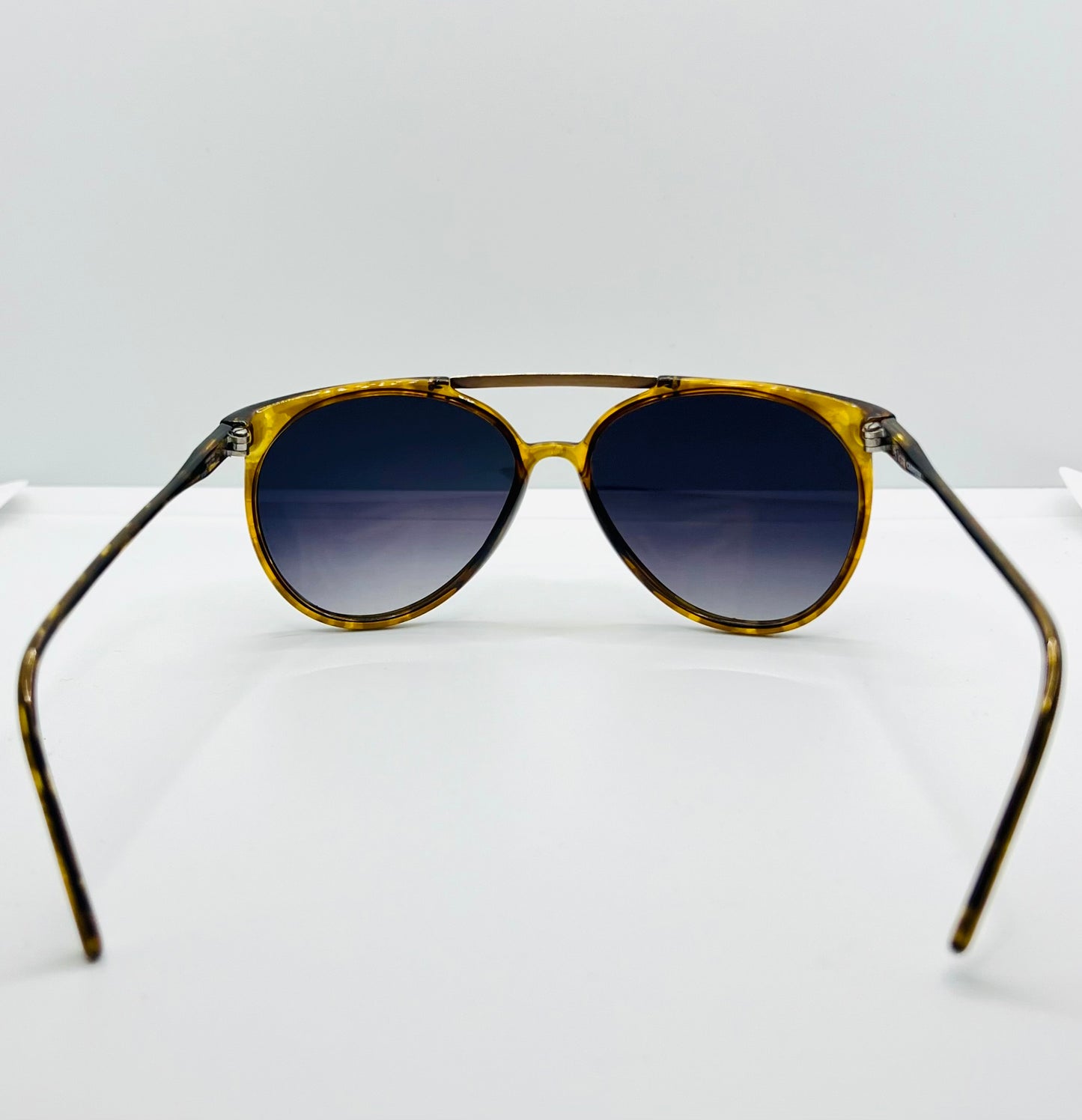 Carrera 5332 12 Vintage Sunglasses-Amber Aviator w/ New Custom Gradient Lenses