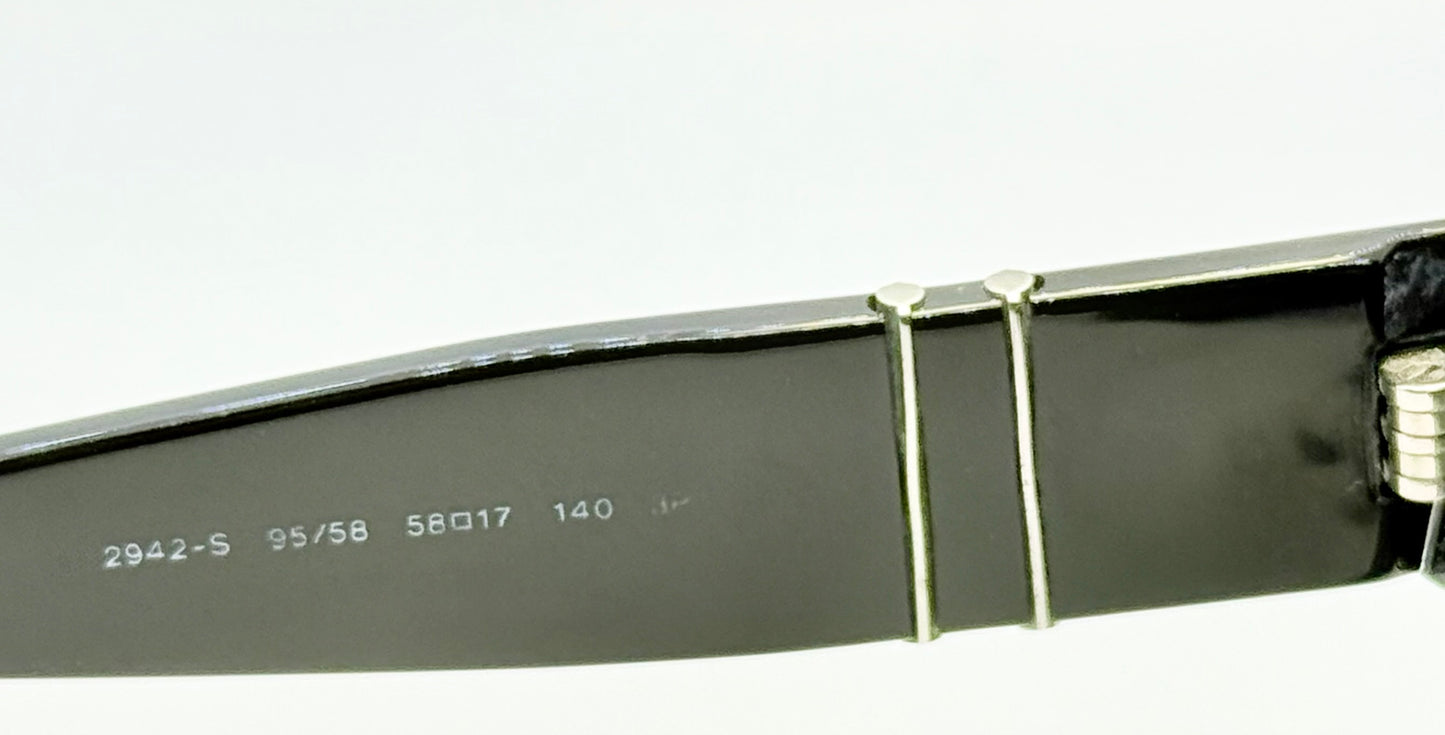 Persol 2942-S 95/58 Polarized Sunglasses – Glass Lenses - Handmade in Italy – Discontinued Model