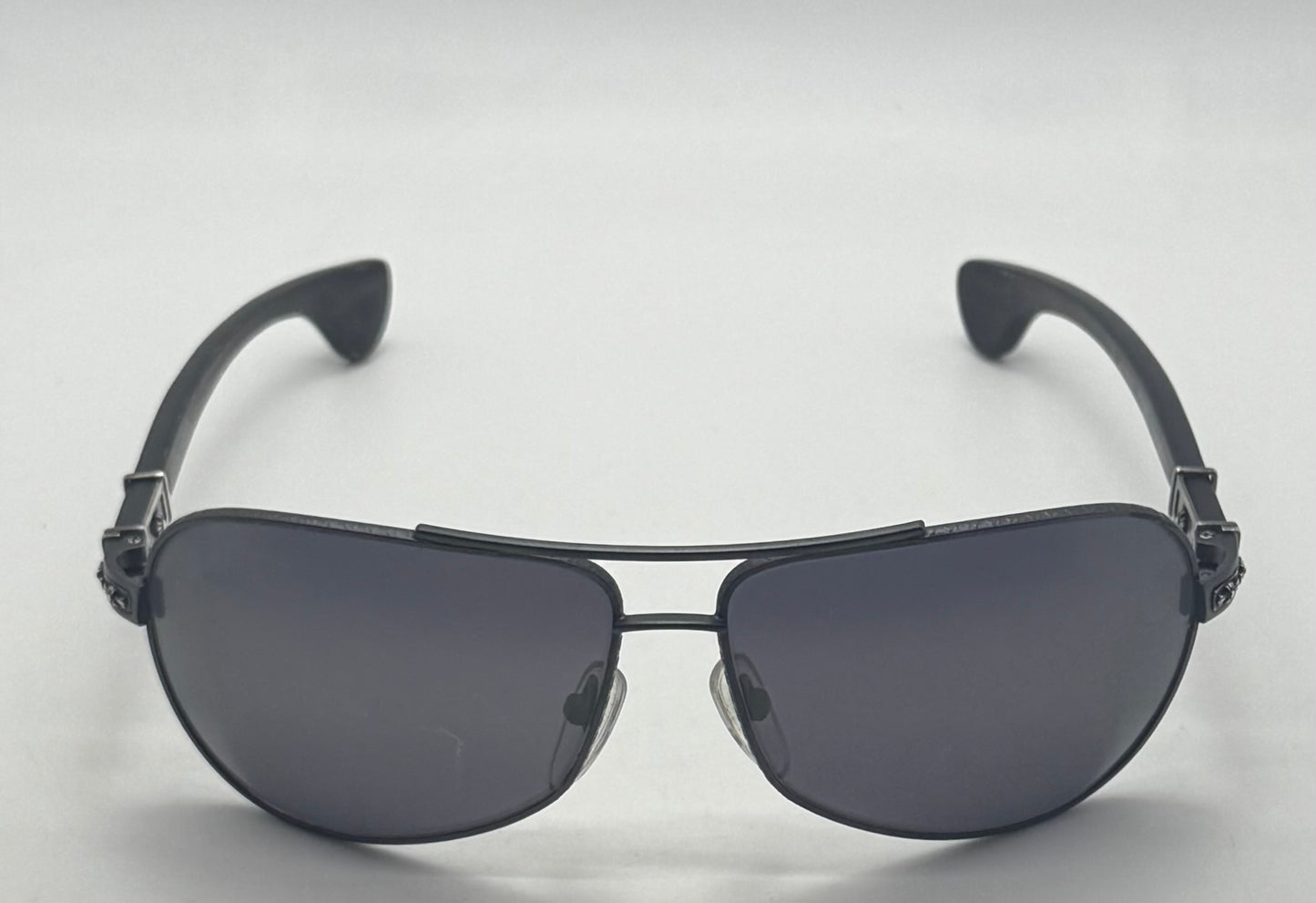 Chrome Hearts Grand Beast II Sunglasses – Frost Mirror Lenses – Full Kit – Rare