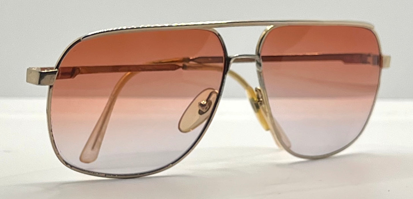 Alfa Romeo 49-212 Vintage Sunglasses w/New Gradient Custom Tinted Lenses-