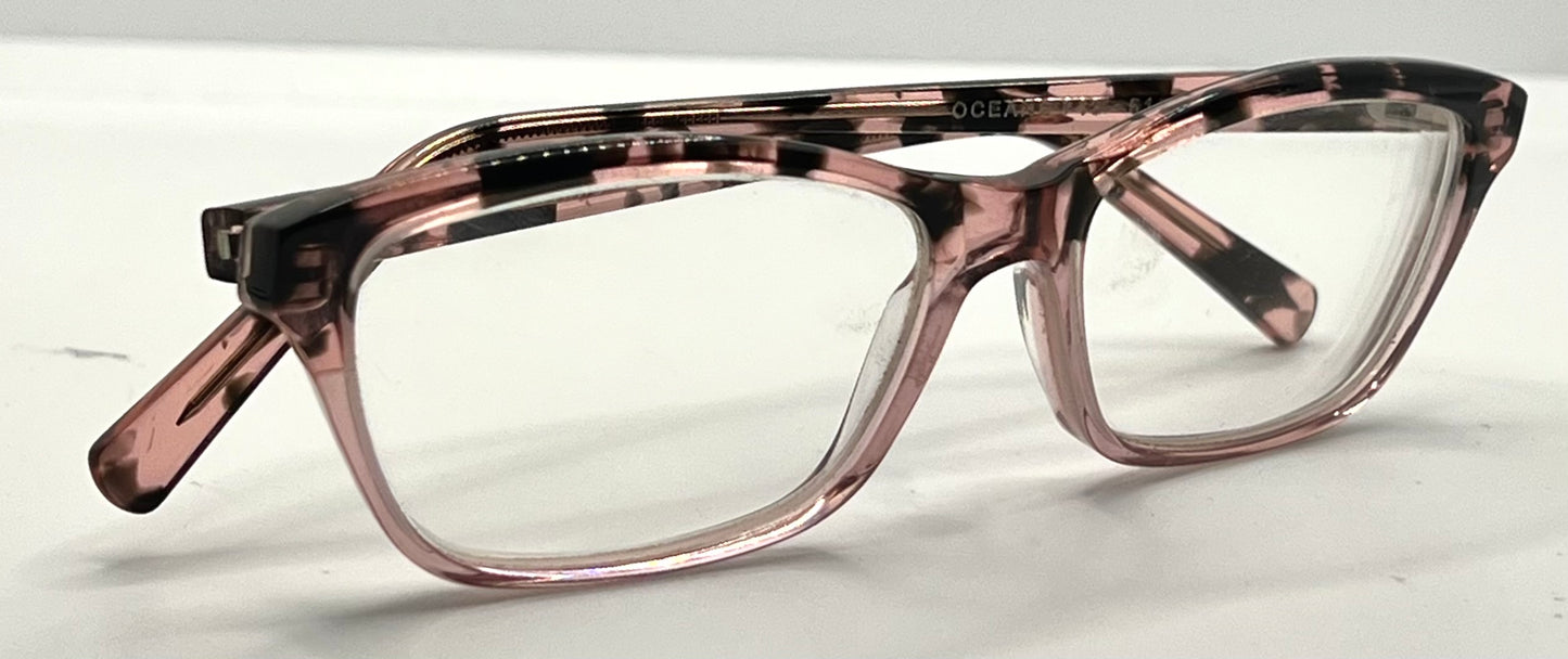 Jean Lafont Paris OCEANE 743 Pink Havana Eyeglasses – Made in France – 51-15-136 – Brand New