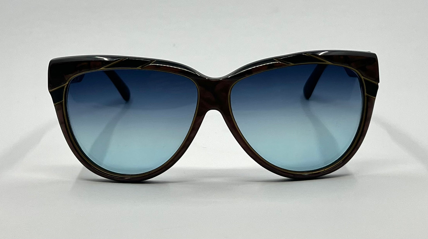 France Look VIRJNIE 1 CS 76 Vintage Sunglasses w/New Gradient Tinted Custom Lenses-Unworn