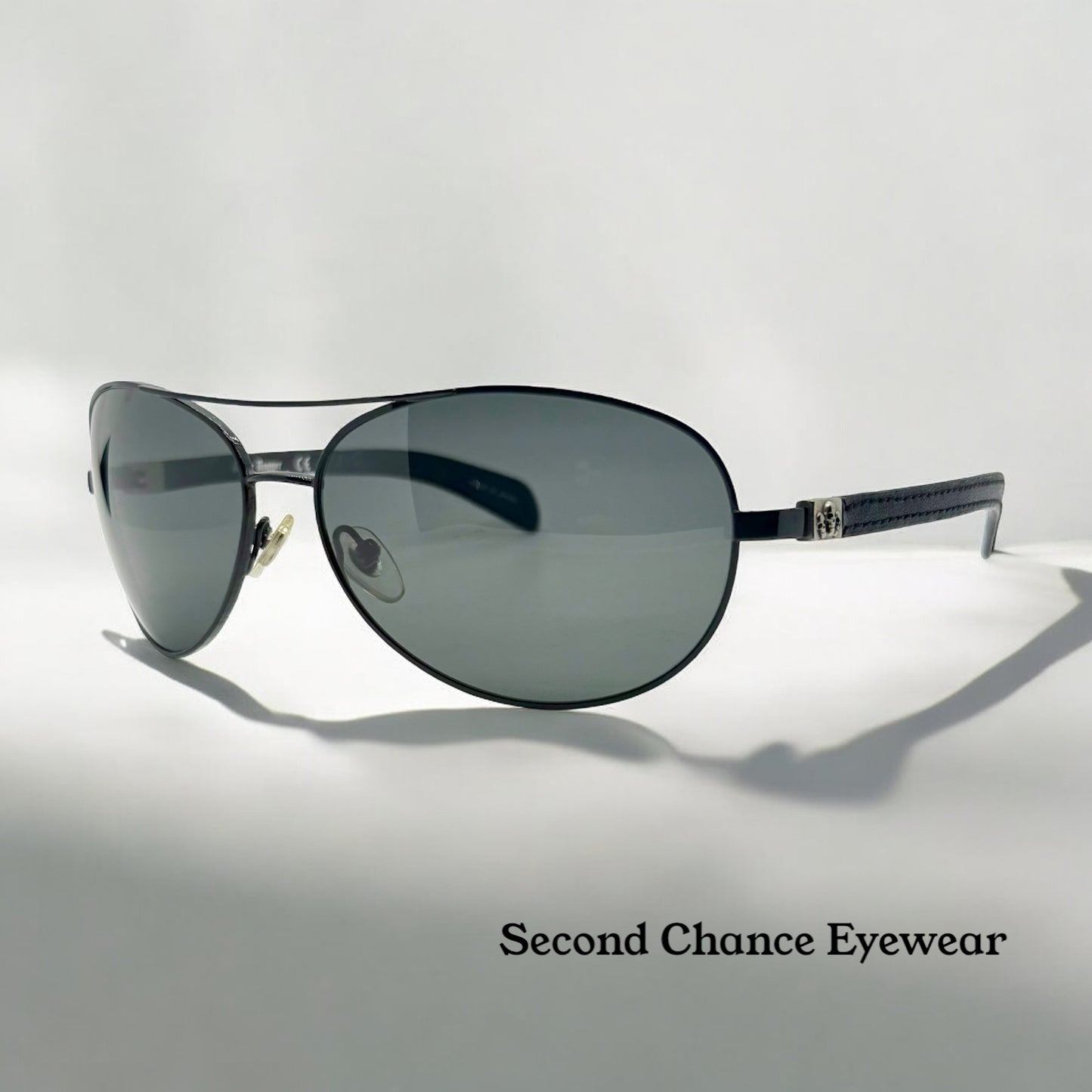 Silver Dagger SPAK Vintage Aviator Sunglasses – Made in Japan – New Polarized Lenses
