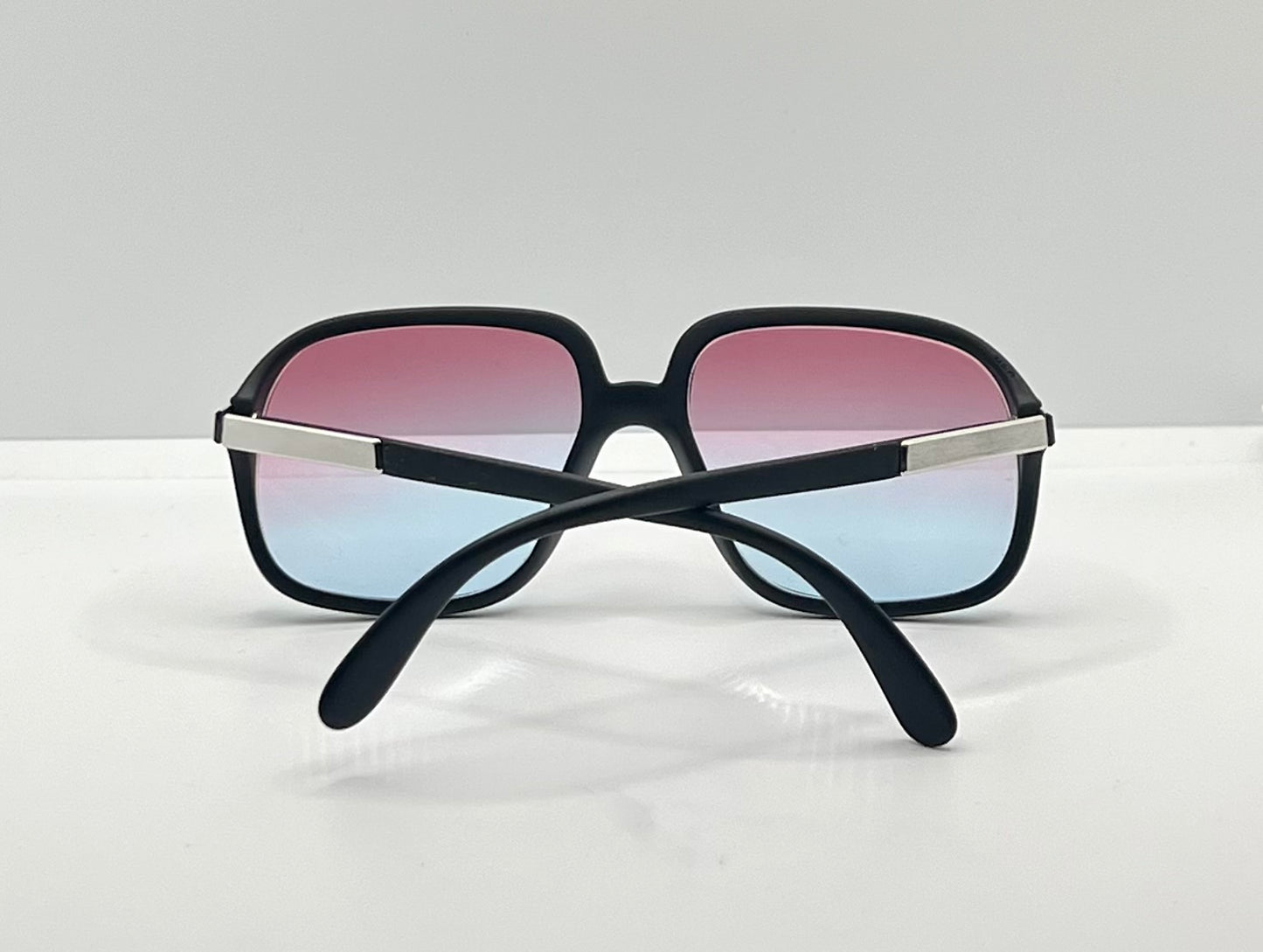 COBRA 3038 Vintage Optyl Sunglasses w/ New, Custom Rose to Ice Blue Gradient Lenses-Deadstock-Austria