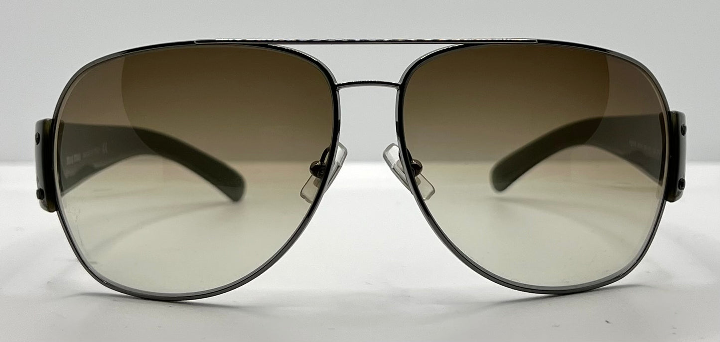 MIU MIU SMU53G 5AV-1X1 Oversized Shield Sunglasses New/Unworn-Full Kit-65mm-Italy