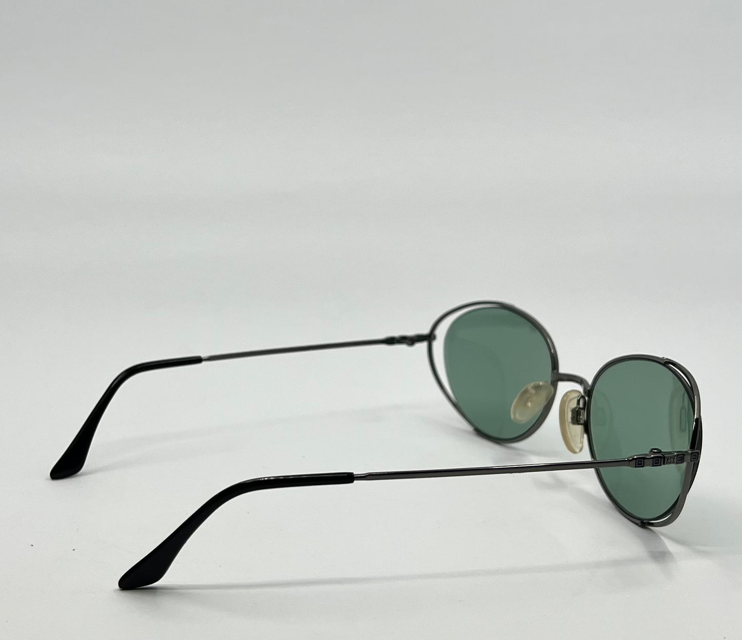 Vintage Yves Saint Laurent 4163 Sunglasses w/New Solid Green Custom Tinted Lenses-Unworn