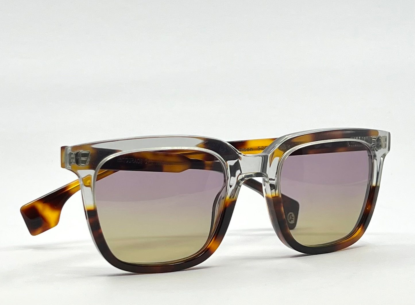 Entourage of 7 Los Angeles “Harrison” w/New Grey to Yellow Custom Gradient Lenses-Handmade in Japan