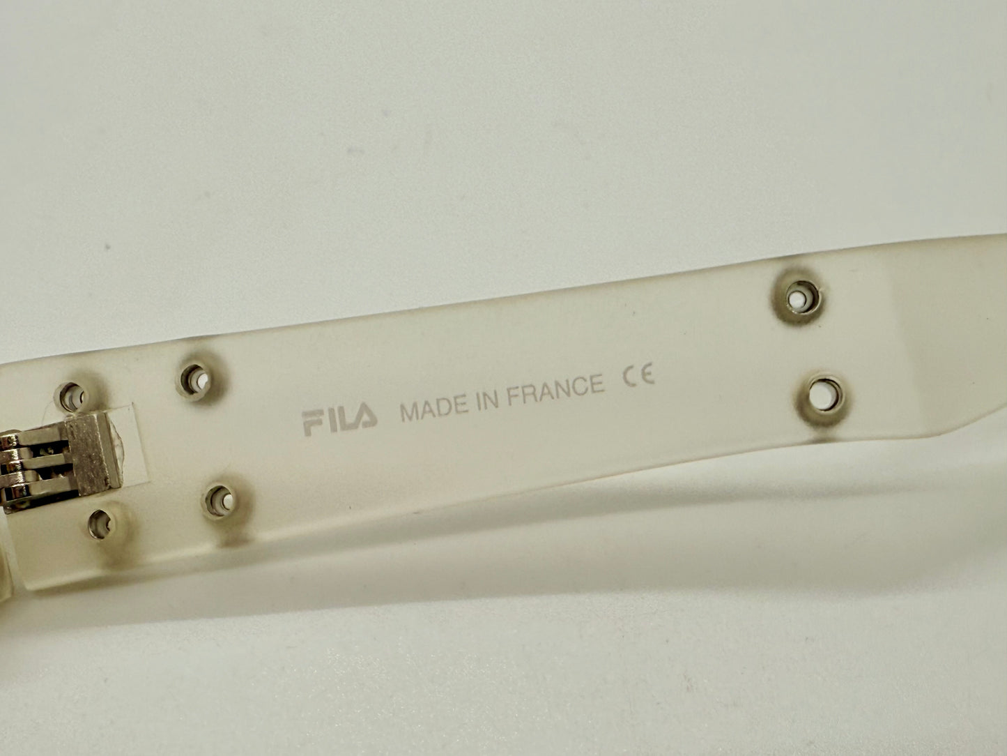 Fila Sf 8504 Col. 881-Frosted Oval Sunglasses-Vintage|Deadstock-France