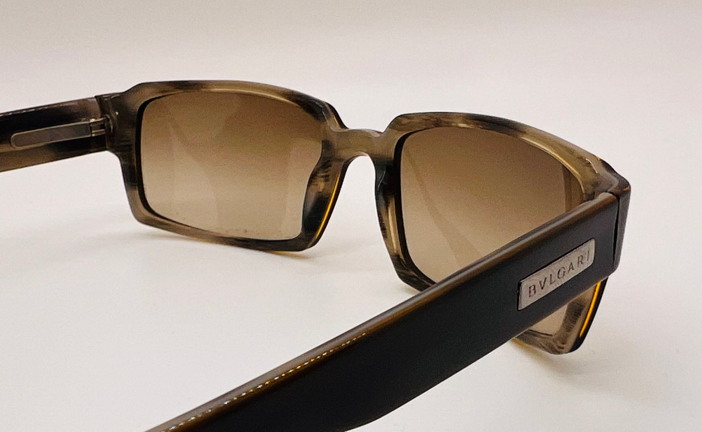 Bvlgari BV715 707/13 Sunglasses – Black Frame with Brown Gradient Lenses