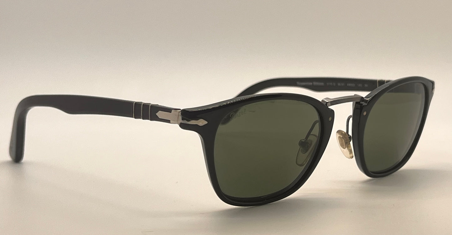 Persol Typewriter Edition 3110-S 95/31 | Handcrafted in Italy | Original Green Glass Lenses