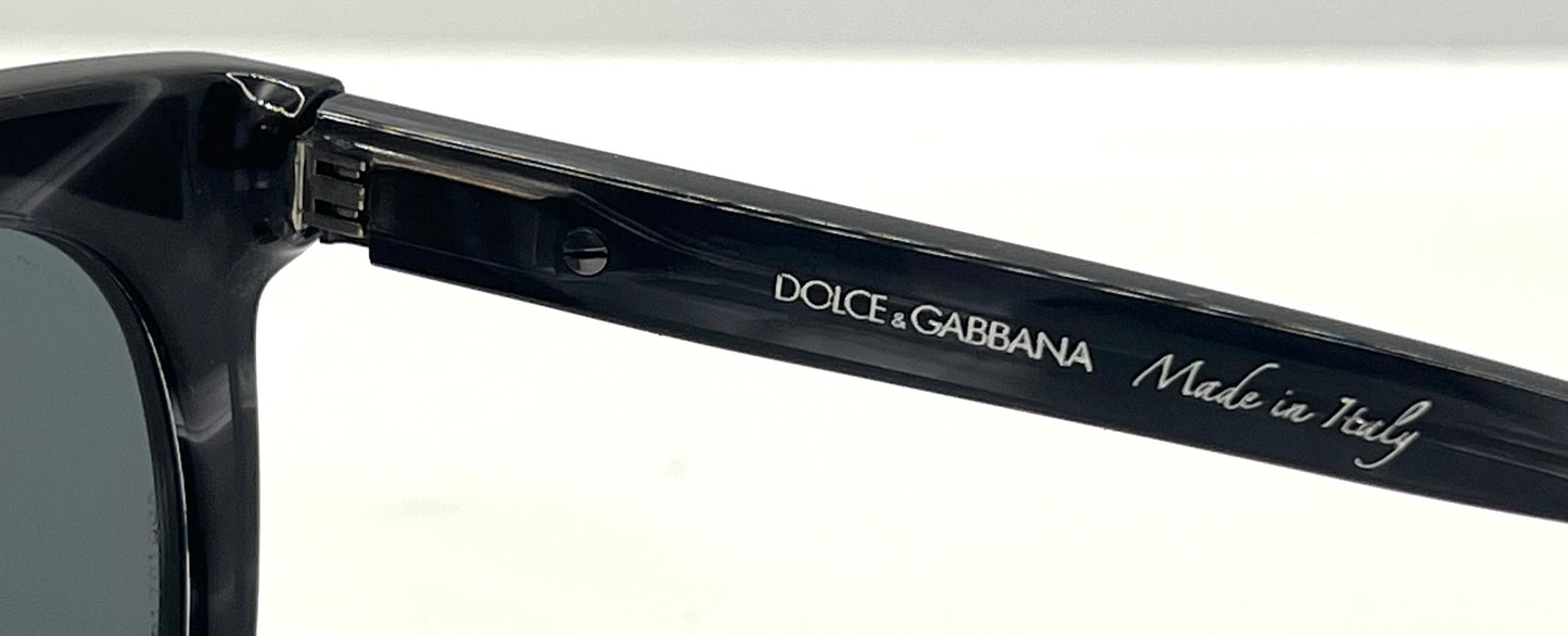 Dolce & Gabbana DG4281 2924/6G Smoke Grey Sunglasses Silver Mirror Lens Full Kit Italy