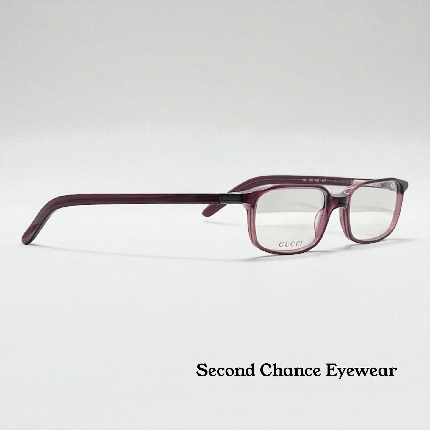 Gucci GG1182 6JT Burgundy Vintage Optical Frames – Deadstock – Made in Italy