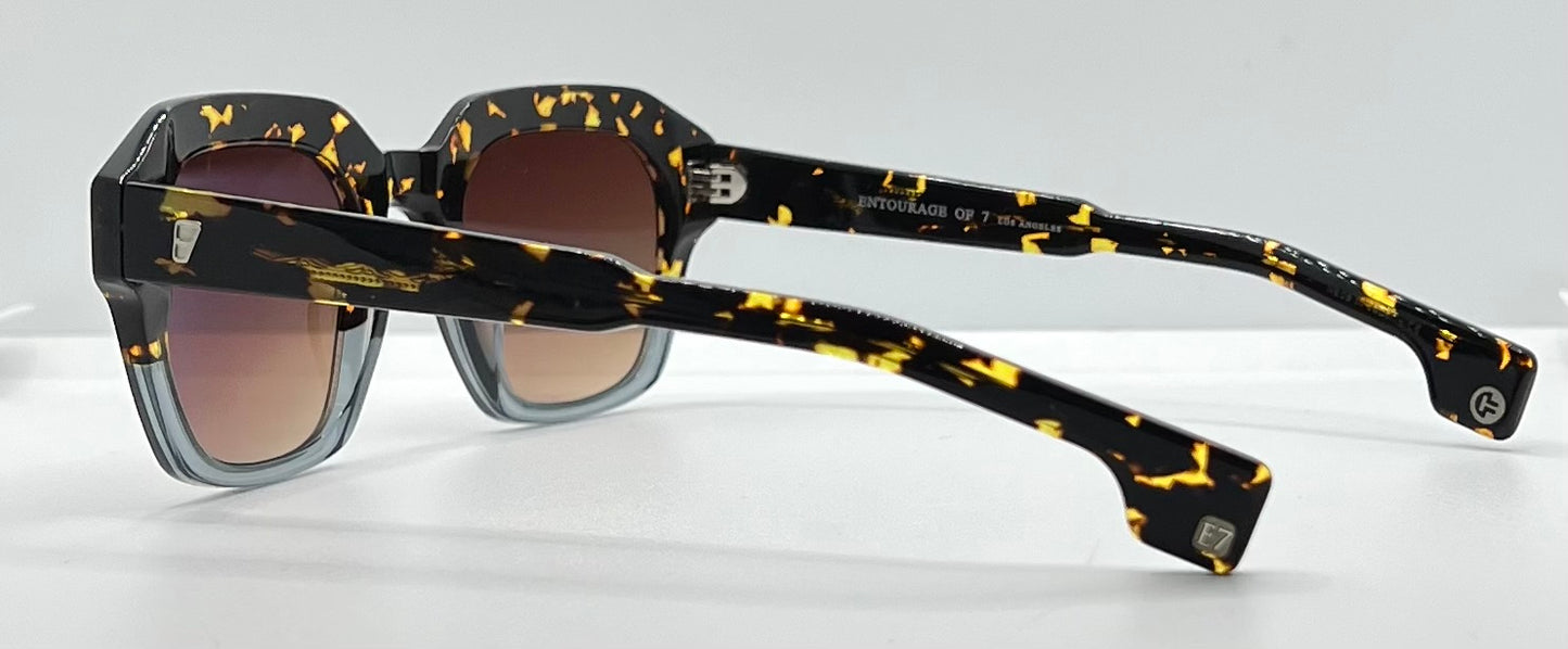 Entourage of 7 Kinneloa Tortoise/Translucent Fade Sunglasses-New/Full Kit-Japan