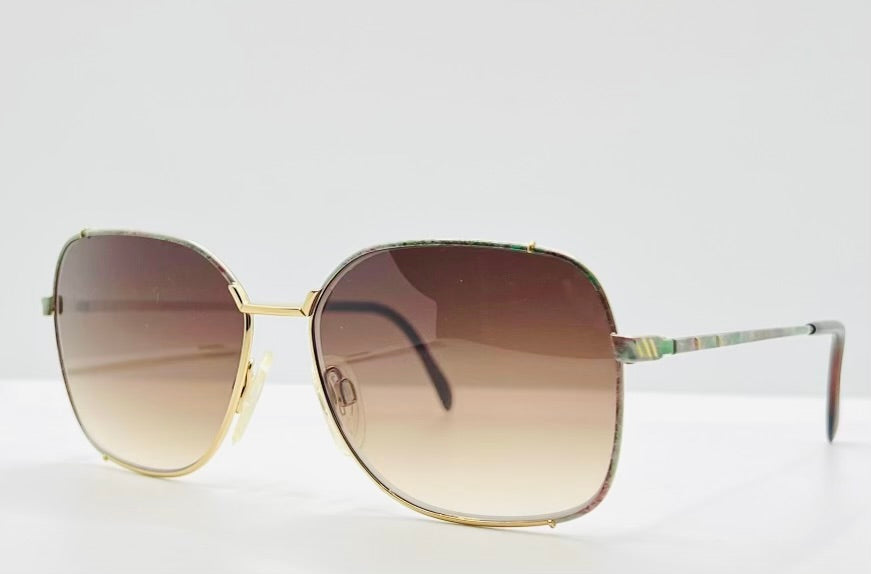Neostyle ACADEMIC 435 (153) Sunglasses w/New Custom Tobacco Gradient Lenses-Deadstock