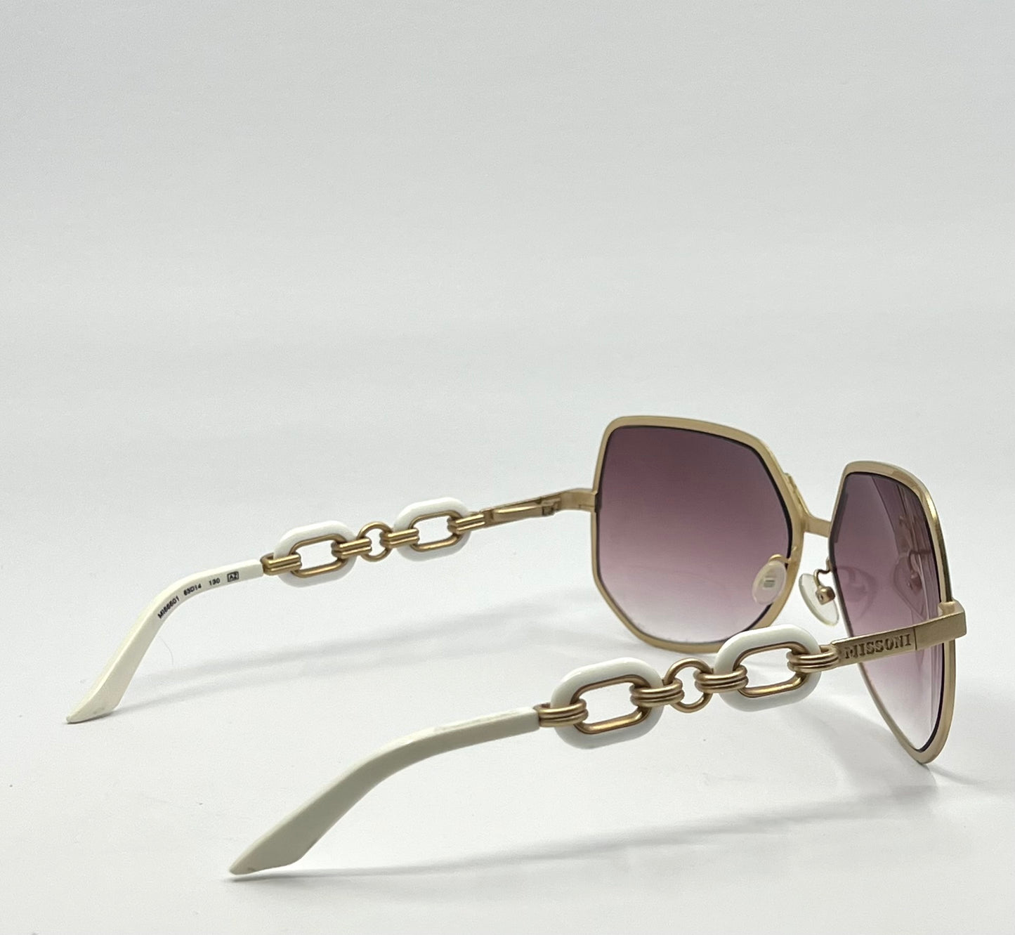Missoni MI66601 Special Edition White/Gold Sunglasses – Deadstock Unworn