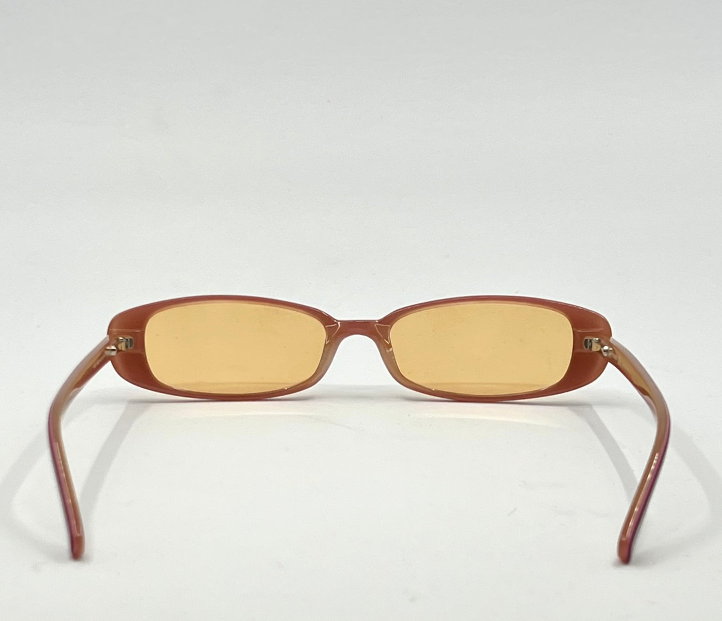 Versus by Versace VR8029 469 Vintage Sunglasses w/New Solid Amber Custom Tinted Lenses-Deadstock