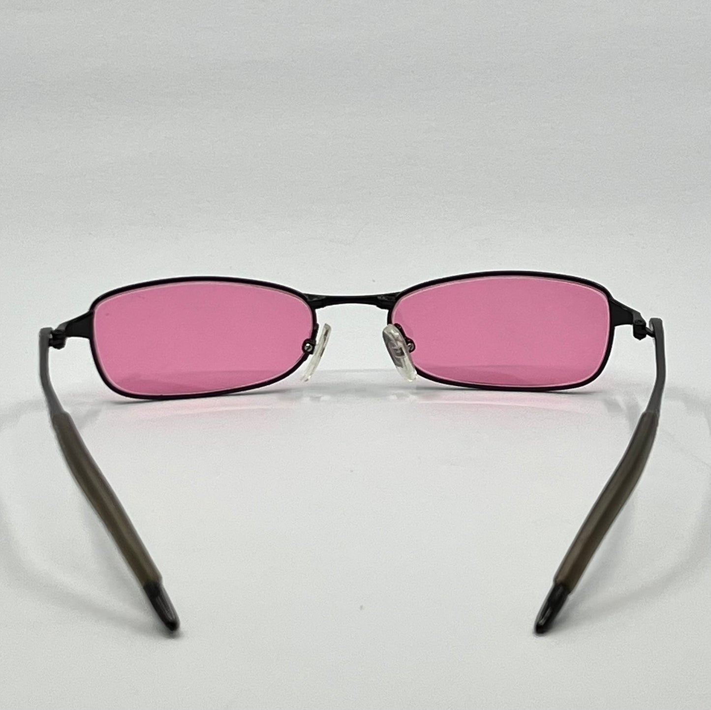 Oakley Straight Line 2.0 11-729 Vintage Sunglasses w/New Solid Pink Custom Tined Lenses-NOS/Unworn