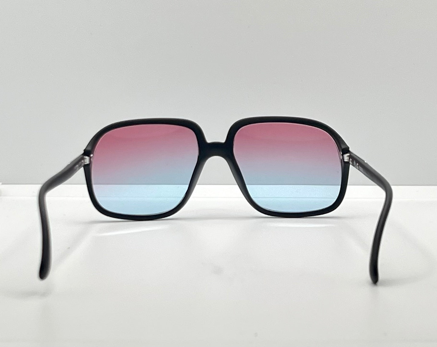 COBRA 3038 Vintage Optyl Sunglasses w/ New, Custom Rose to Ice Blue Gradient Lenses-Deadstock-Austria