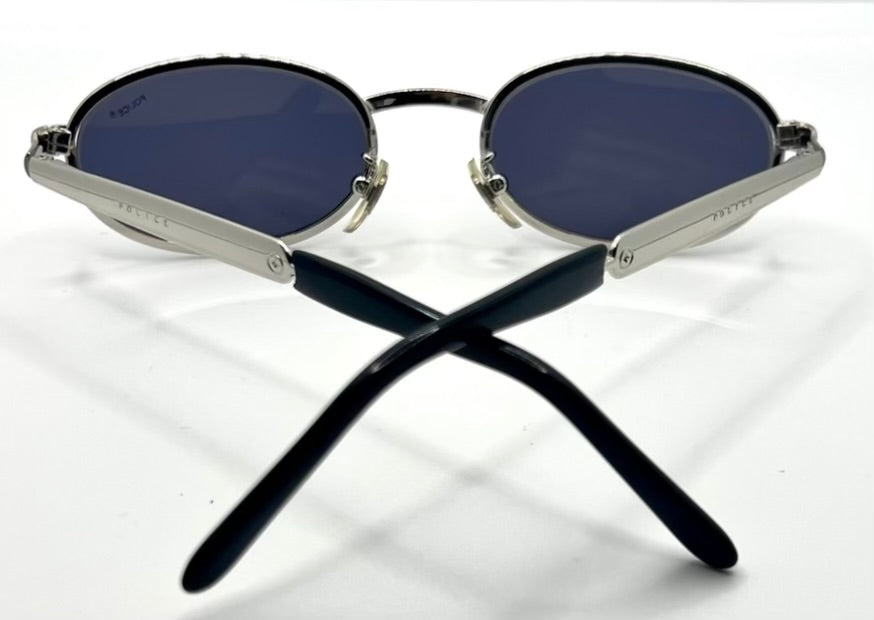 POLICE 2403 COL.579 Vintage Sunglasses-Spring Hinge-Oval 90s Style Deadstock