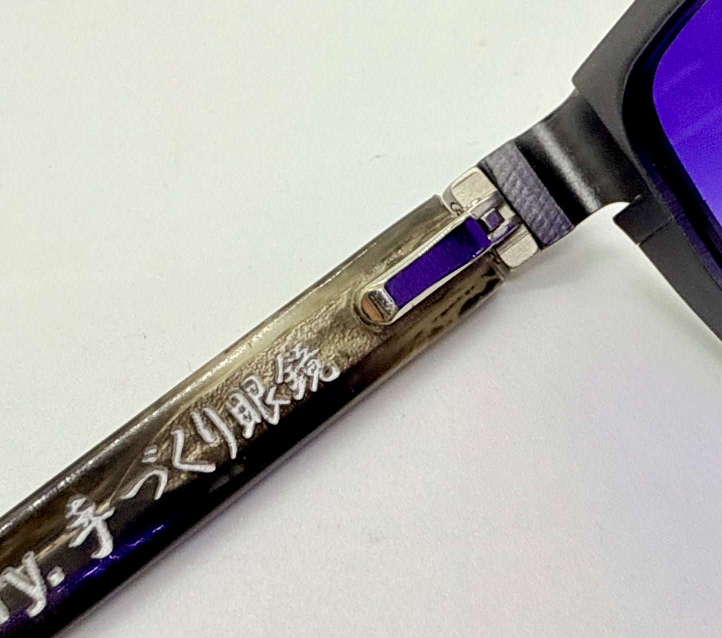 SUPERDRY x FOUNDRY JAPAN COLLAB w/New Purple Gradient Custom Lenses-SPRING HINGES-Unworn