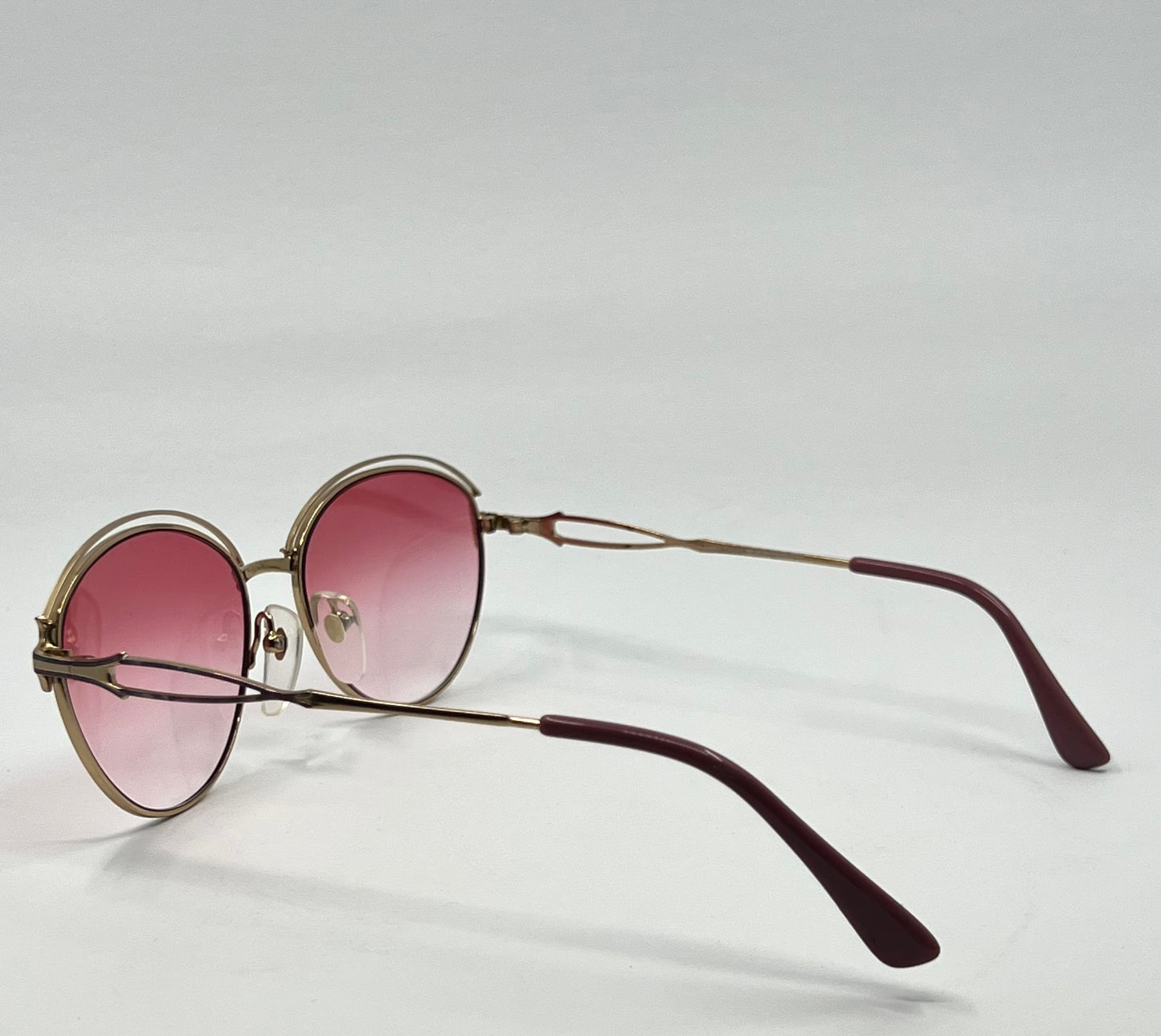 Sophia Loren BEAURIVAGE 21 Zyloware Vintage Sunglasses w/New Pink Gradient Custom Lenses-NOS/UNWORN