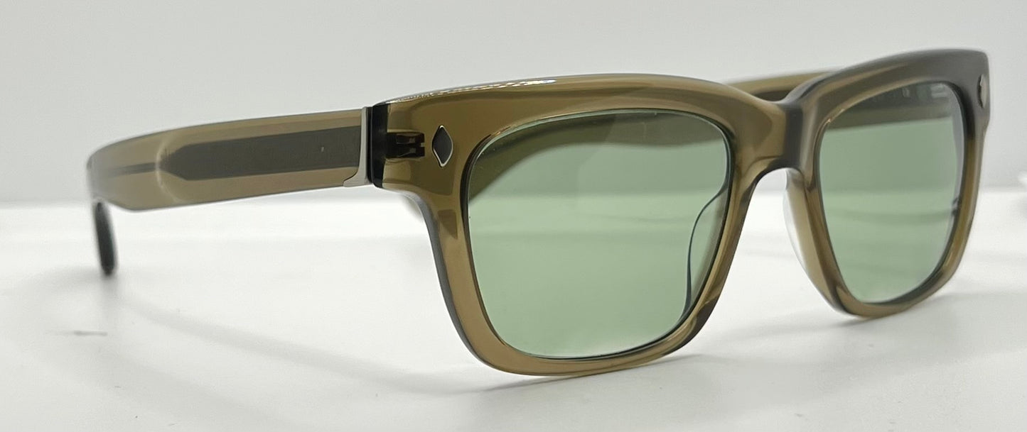 Garrett Leight x Officine Générale OLIO 50mm Sunglasses w/New Mint Custom Lenses-Unworn/Full Kit