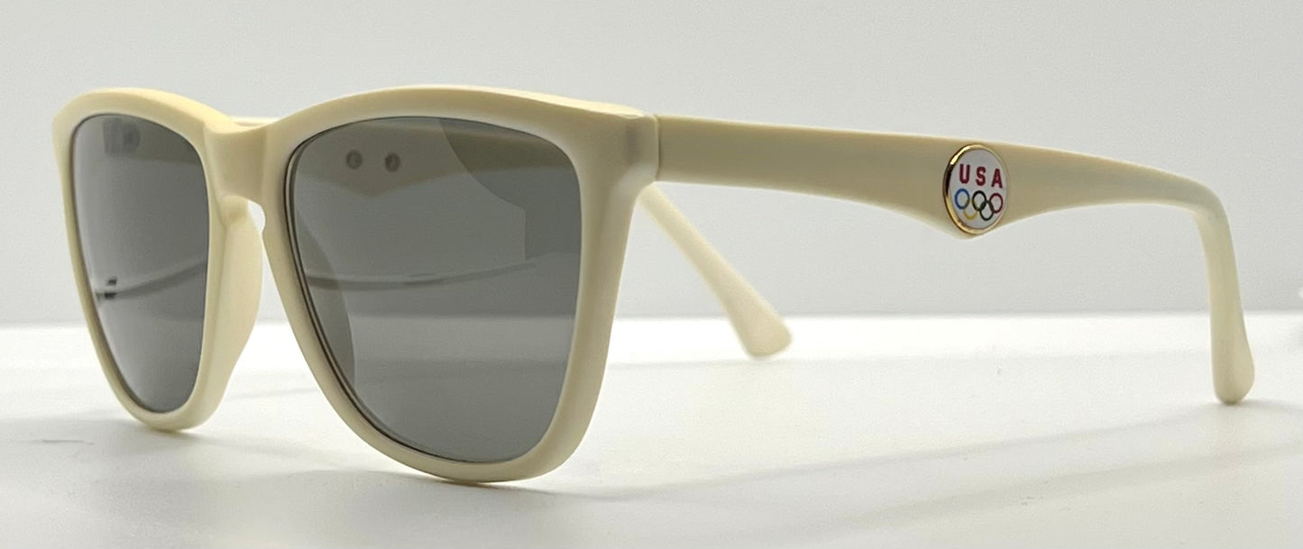 USA Olympic Vintage Sunglasses-Ivory Frame-36USC380 – Deadstock-Rare LA Era Collectible