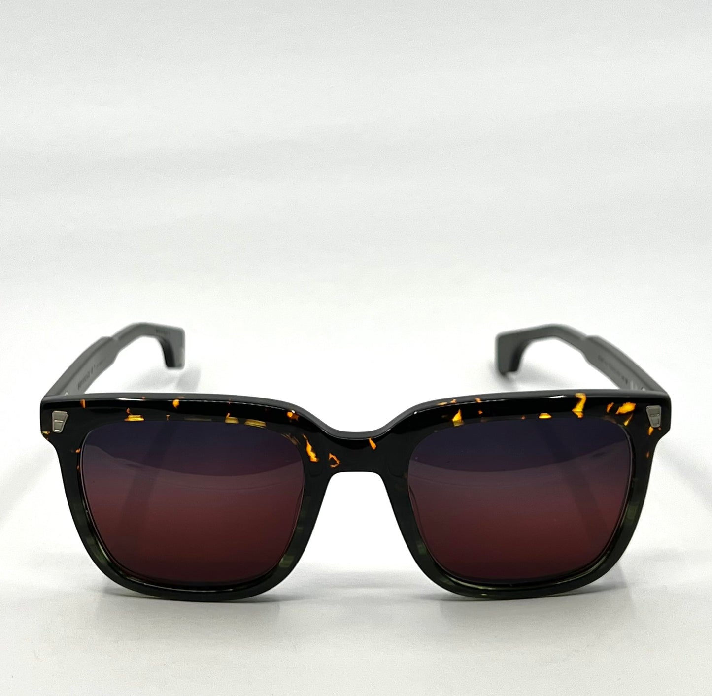 Entourage of 7 Los Angeles “Harrison” w/New Drk Grey to Red Custom Gradient Lenses-Handmade in Japan